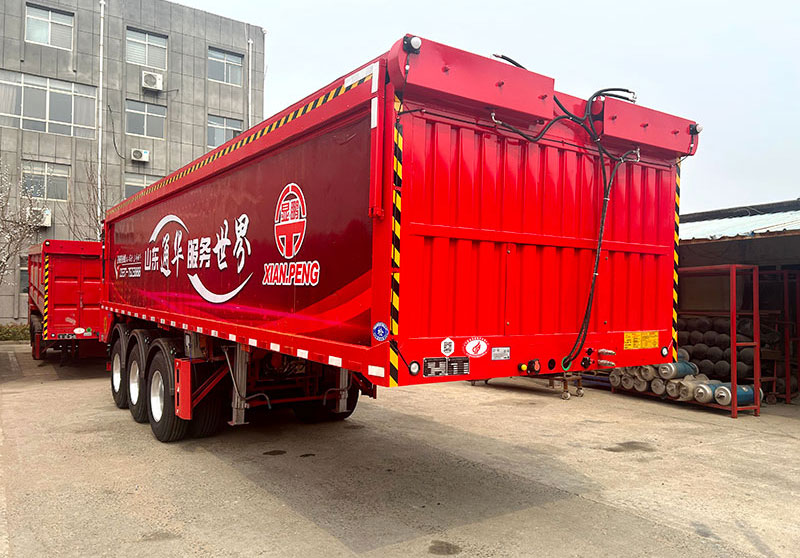 平推式自卸半掛車：提升物流效率的利器