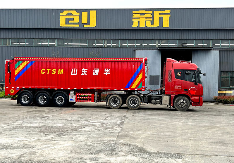 傳送帶自卸半掛車批發